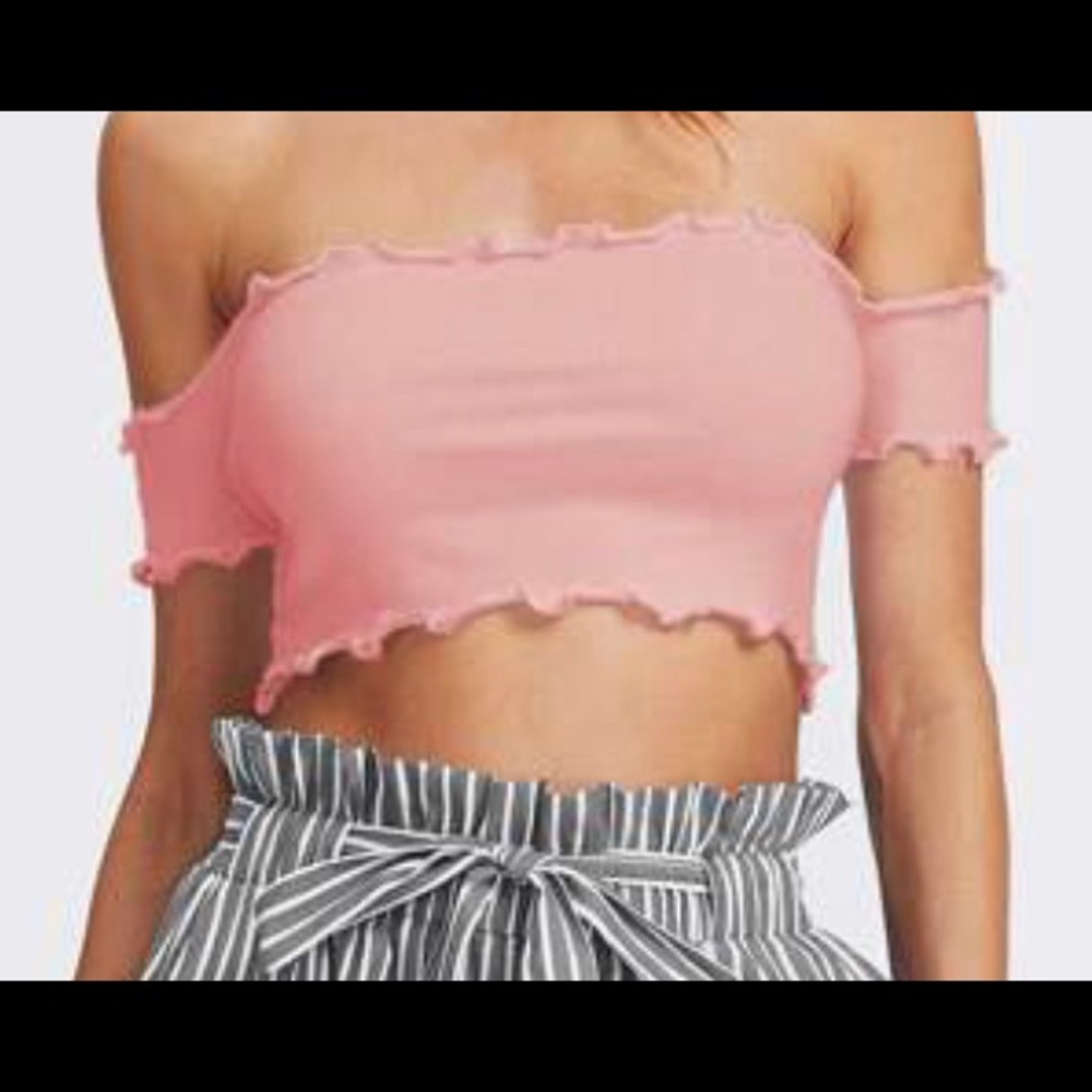 Ribbed Crop Tee